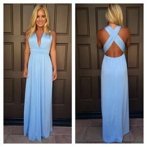 Susana Monaco Cross Back Maxi Dress